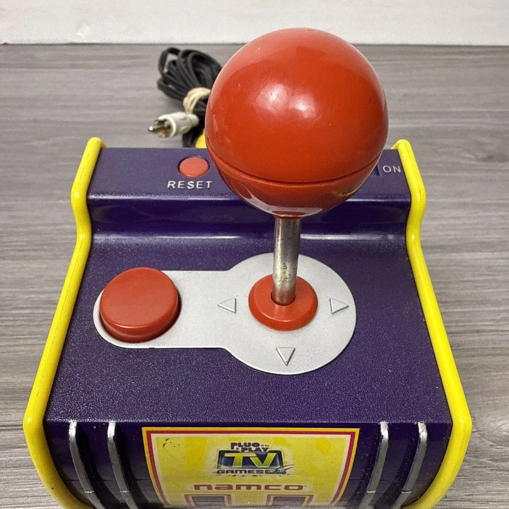 Namco Pac-Man‎ 5-in-1 TV Plug N Play Game Jakks Pacific Arcade 2003 Tested Read